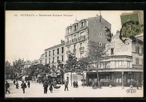 AK Puteaux, Boulevard Richard Wallace, Personnes et Boutiques