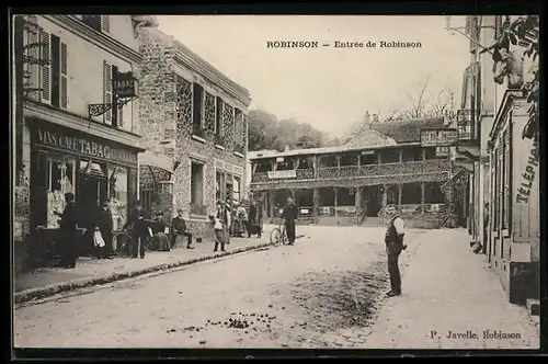 AK Robinson, Entrée de Robinson