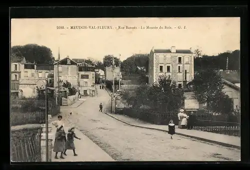AK Meudon-Val-Fleury, Rue Bannés, La Montée du Bois