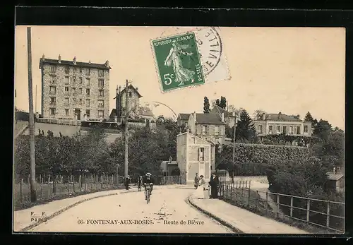 AK Fontenay-aux-Roses, Route de Bièvre