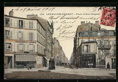 AK Levallois-Perret, Place et Rue Chaptal
