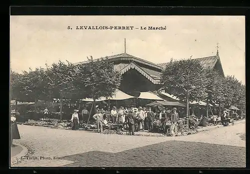 AK Levallois-Perret, Le Marche von der Strasse aus