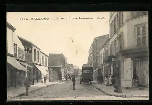 AK Malakoff, L`Avenue Pierre Larousse