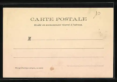 AK Malakoff, Le Marche et le poste de police um 1900