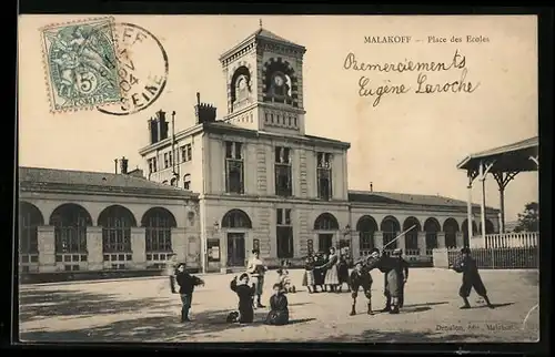 AK Malakoff, Place des Ecoles