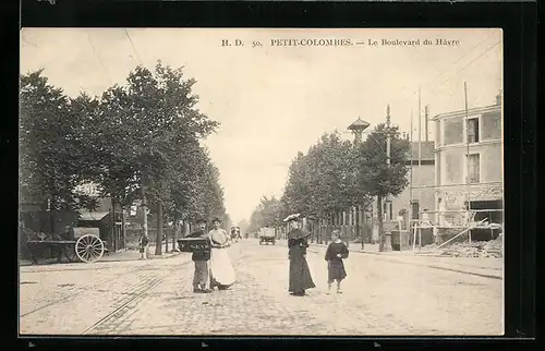 AK Petit-Colombes, Le Boulevard du Havre