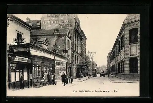 AK Suresnes, Rue de Verdun, Coiffure Lois