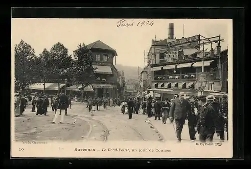 AK Suresnes, Le Rond-Point un jour de Courses