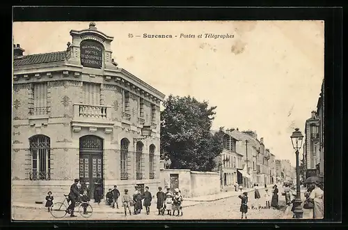 AK Suresnes, Postes et Télégraphes