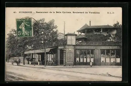 AK Suresnes, Restaurant de la Belle Cycliste, Boulevard de Versailles