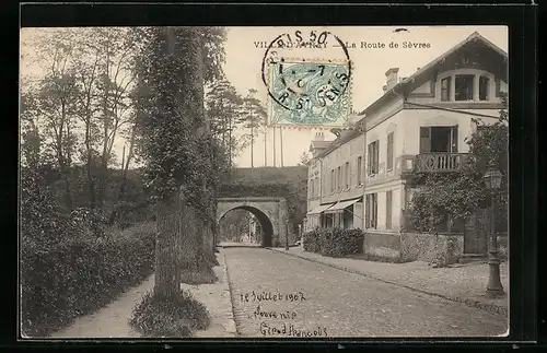 AK Ville-D`Avray, La Route de Sèvres