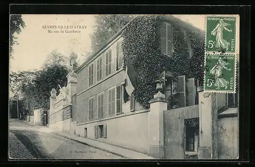 AK Sèvres-Ville-D`Avray, Maison de Gambetta