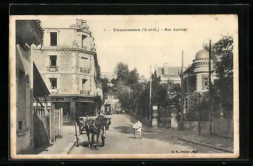 AK Vaucresson, Rue Aubriet