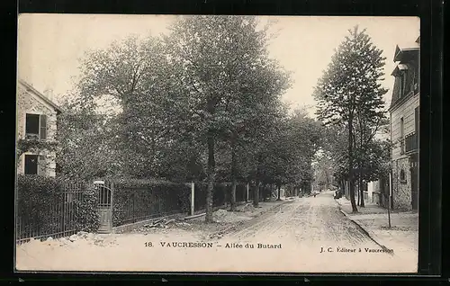 AK Vaucresson, Allée du Butard