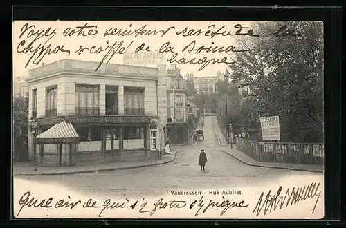 AK Vaucresson, Rue Aubriet