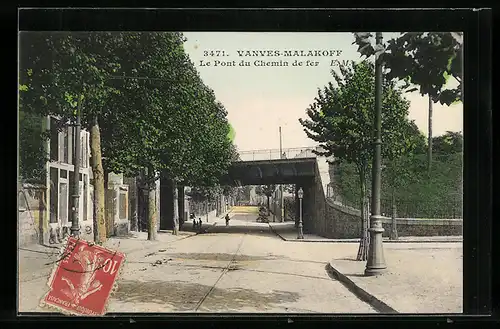 AK Vanves-Malakoff, Le Pont du Chemin de fer