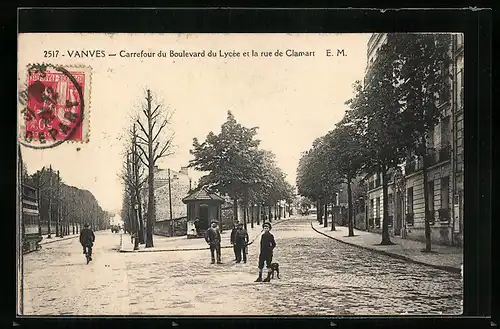 AK Vanves, Carrefour du Boulevard du Lycée et la rue de Clamart