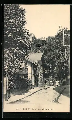 AK Sèvres, Entrée des Villas Brancas