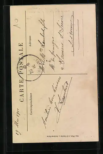 AK Suresnes, Intérieur de la Belle Cycliste, Les Jardins