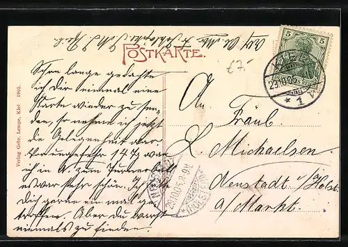 AK Holtenau, Partie am Leuchtturm