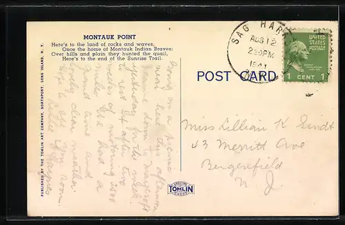 AK Long Island, NY, Montauk Point and Light on the tip of Long Island