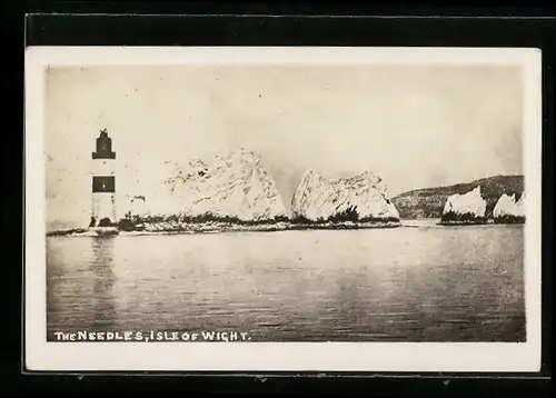 AK Isle of Wight, The Needles, Leuchtturm