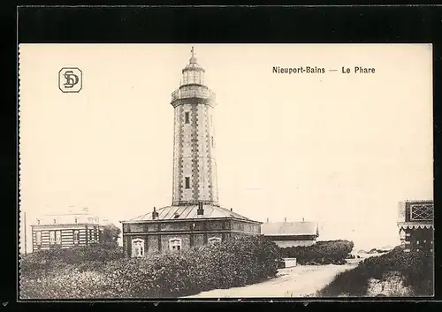 AK Niueport-Bains, Le Phare, Leuchtturm