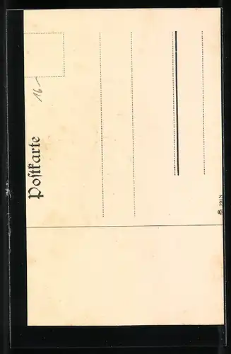 AK Herr im Anzug, Scherenschnitt