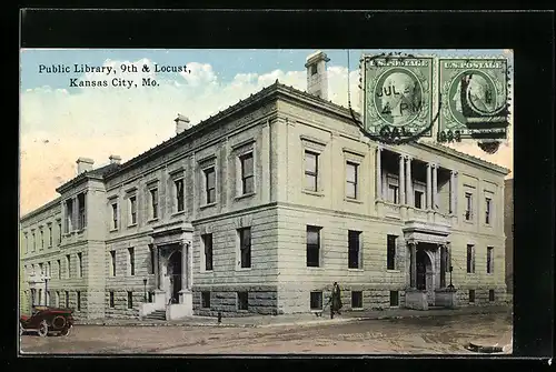 AK Kansas City, MO, Public Library, 9th & Locust