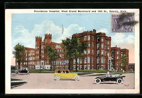 AK Detroit, MI, Providence Hospital, West Grand Boulevard and 14th Street