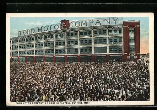 AK Detroit, MI, Forf Motor Company`s 36000 employees
