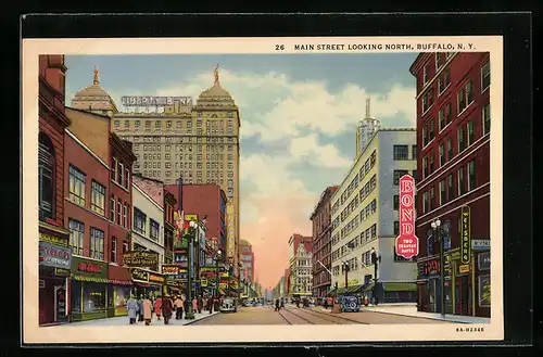 AK Buffalo, NY, Main Street looking North