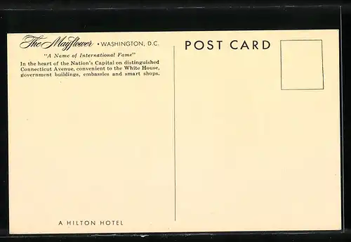 AK Washington D.C., Hotel The Mayflower