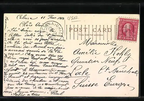 AK Celina, OH, Partial View of J.A. Ernsberger`s Greenhouse