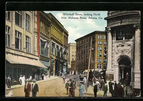 AK Atlanta, GA, Whitehall Street, looking North from Alabama Street