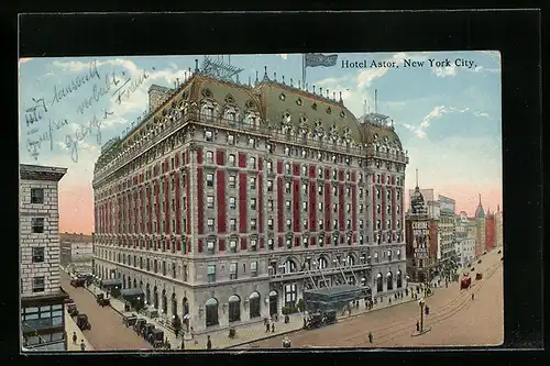 AK New York, NY, Hotel Astor