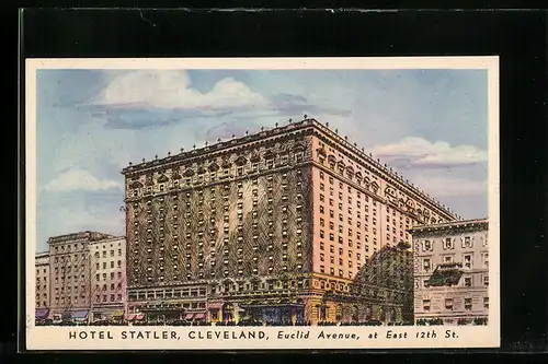 AK Cleveland, OH, Hotel Statler, Euclid Avenue