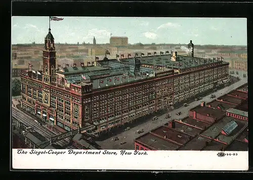 AK New York, NY, The Siegel-Cooper Department Store