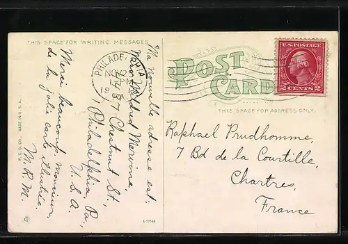 AK Philadelphia, PA, U.S. Post Office, 9th and Market Streets