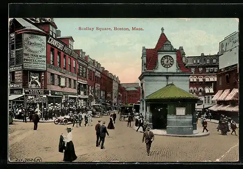 AK Boston, MA, Scollay Square