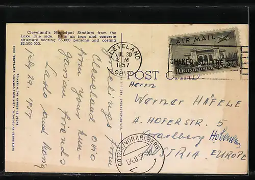 AK Cleveland, OH, Municipal Stadium