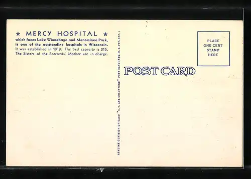 AK Oshkosh, WI, Mercy Hospital