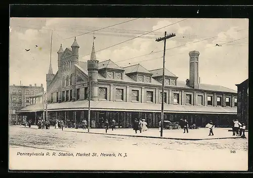 AK Newark, NJ, Pennsylvania R.R. Station, Market Street