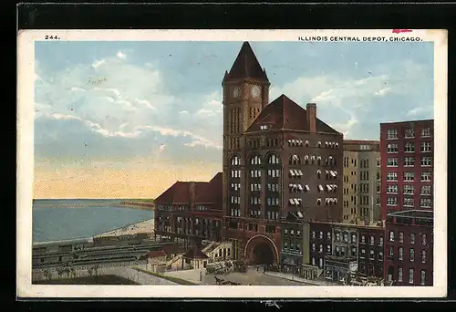 AK Chicago, IL, Illinois Central Depot