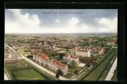 AK Chicago, IL, Birds-Eye View, University of Chicago