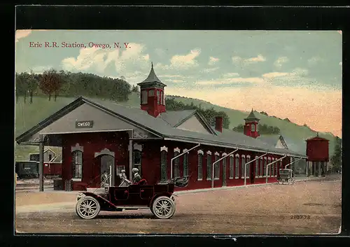 AK Owego, NY, Erie R.R. Station