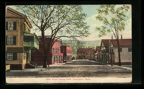 AK Huntington, MA, Main Street looking North
