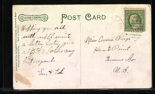 AK Huntington, MA, Main Street looking North