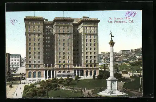 AK San Francisco, CA, St. Francis Hotel