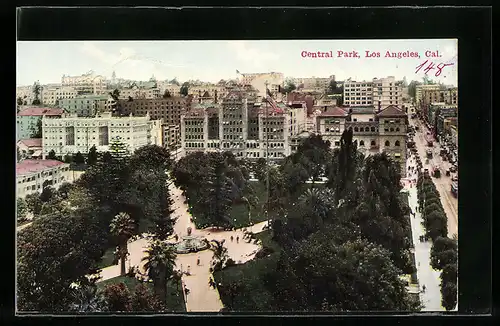 AK Los Angeles, CA, Central Park